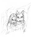 Lupus in fabula - Sketch